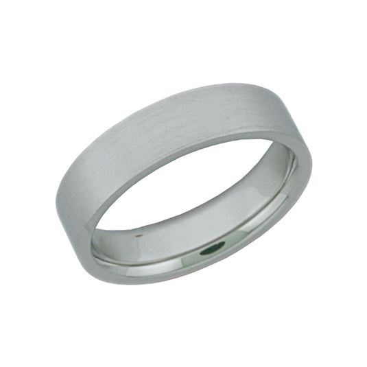 Flat Comfort Fit Men’s Wedding Band