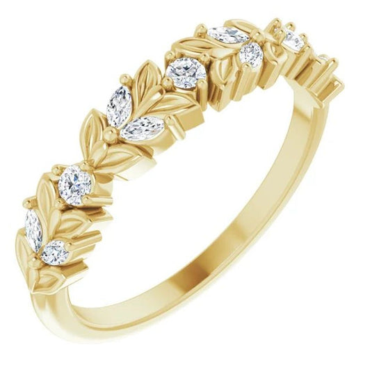 Marquise Diamond Women's Anniversary Band