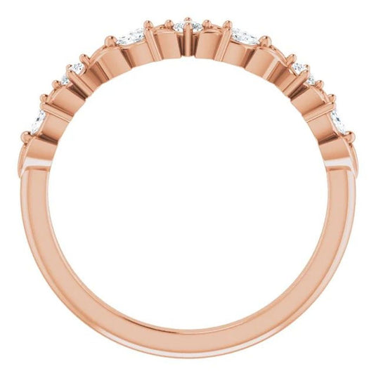 Marquise Diamond Women's Anniversary Band