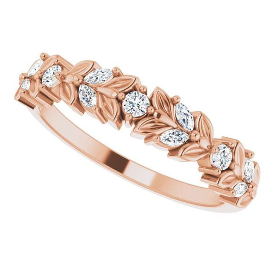 Marquise Diamond Women's Anniversary Band