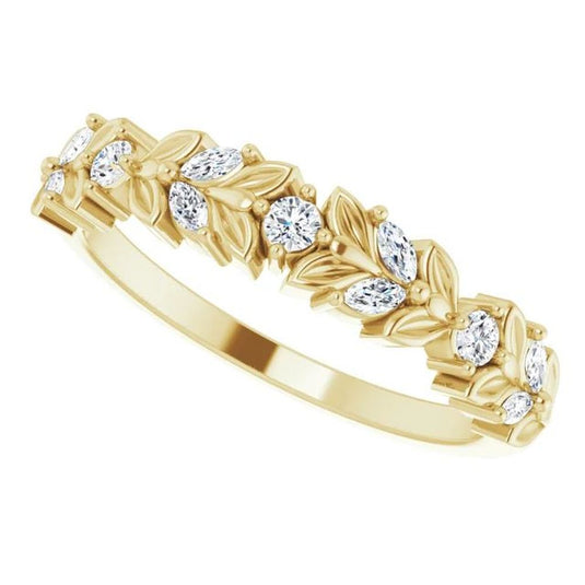 Marquise Diamond Women's Anniversary Band