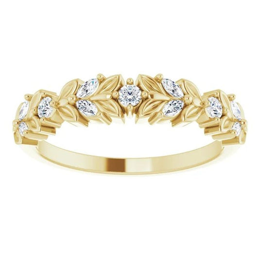 Marquise Diamond Women's Anniversary Band