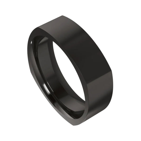 Zirconium Men's Wedding Band