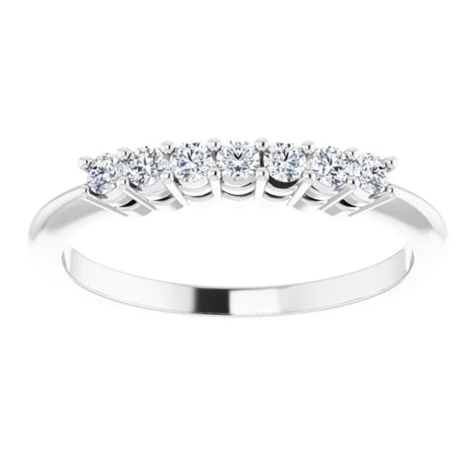 Seven-Stone Natural Diamond Anniversary Band