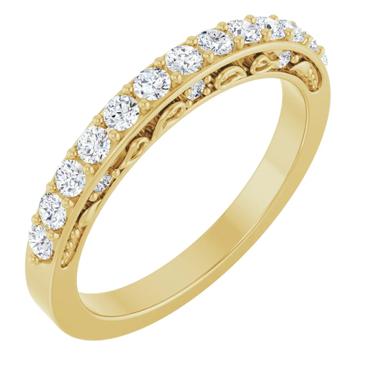 Cherishable Natural Diamond Anniversary Band