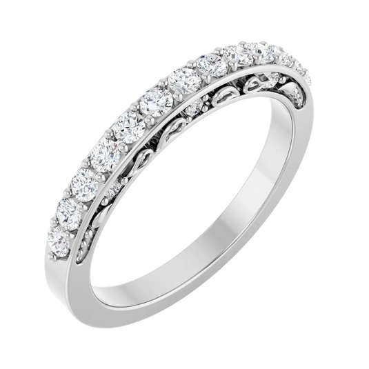 Cherishable Natural Diamond Anniversary Band