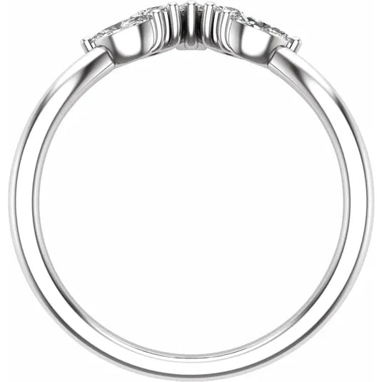 Marquise Magic Lab-Grown Diamond Wedding Band