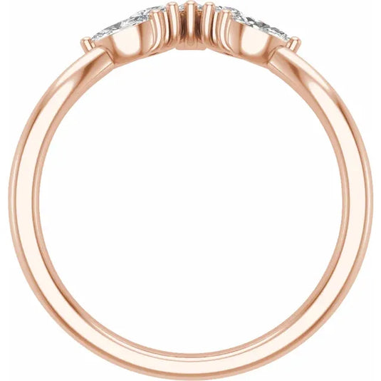 Marquise Magic Lab-Grown Diamond Wedding Band