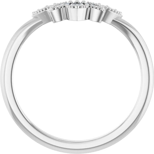 Marquise Cut Diamonds Wedding Band