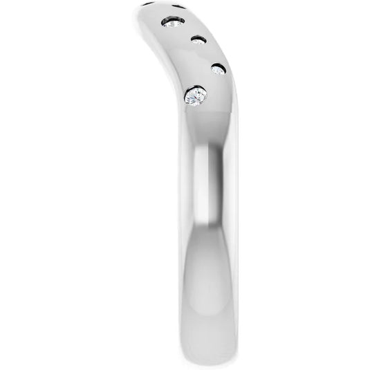 Round Shaped Women’s Wedding Band