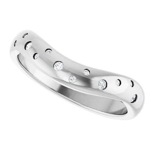 Round Shaped Women’s Wedding Band