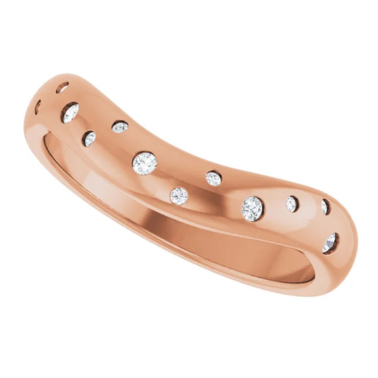 Round Shaped Women’s Wedding Band