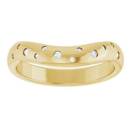 Round Shaped Women’s Wedding Band