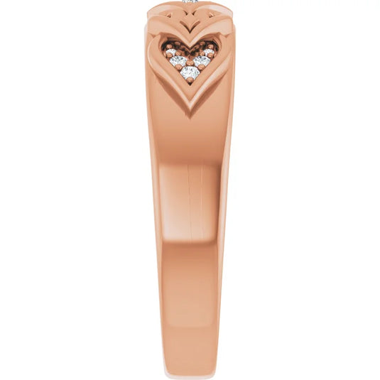 Round Diamond Lab Grown Wedding Band