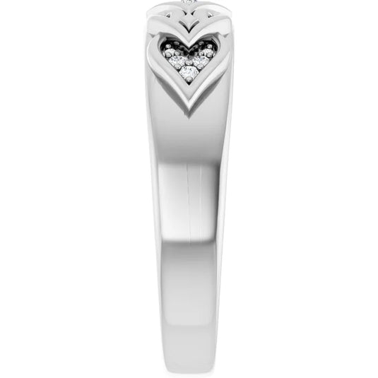 Round Diamond Lab Grown Wedding Band