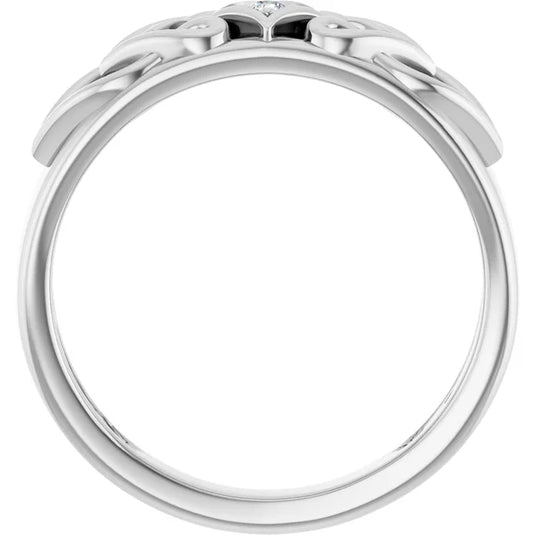 Round Diamond Lab Grown Wedding Band