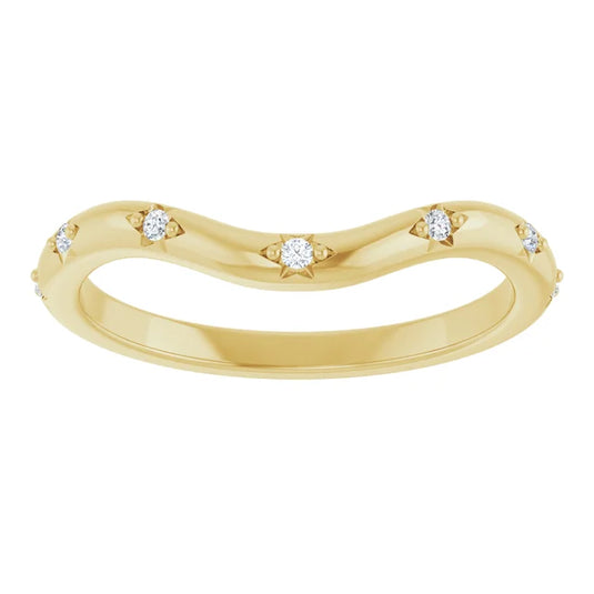 Perfect Curved Wedding Band