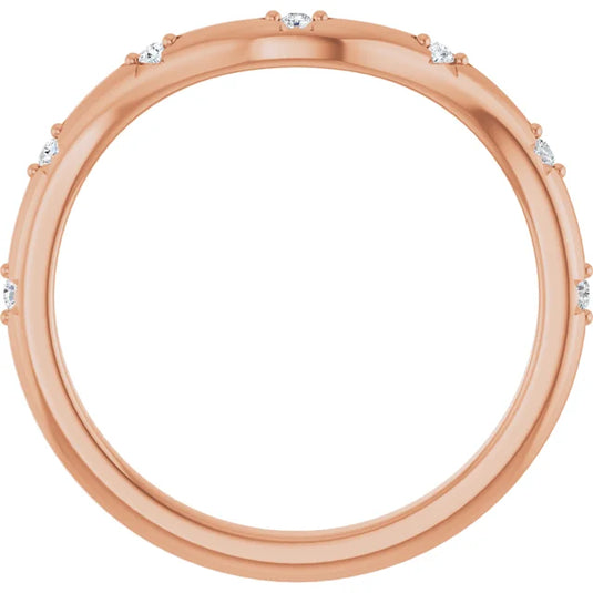 Perfect Curved Wedding Band