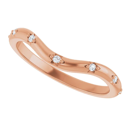 Perfect Curved Wedding Band