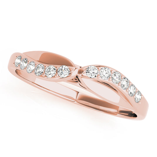 Elegant and Stylish Women’s Curved Wedding Band