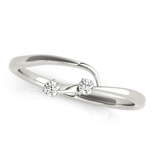 Two Stone Wedding Bands for Modern Couples