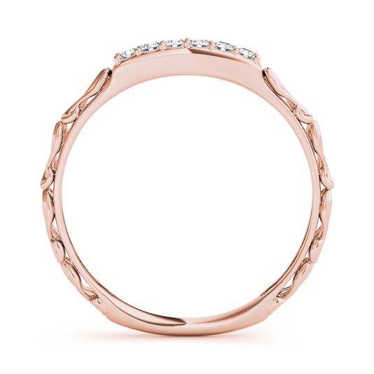 Timeless Curved Wedding Band for Women