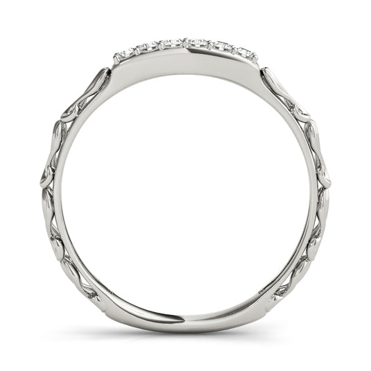 Timeless Curved Wedding Band for Women