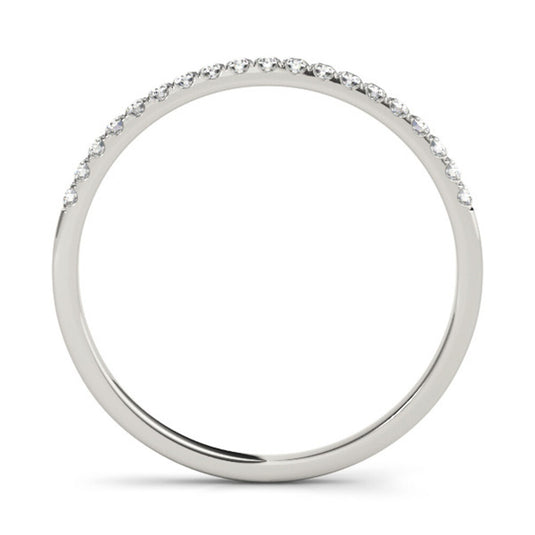 Timeless Prong Set Wedding Band