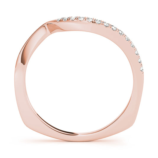 Sleek and Subtle Multi Stone Women’s Wedding Band