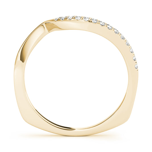 Sleek and Subtle Multi Stone Women’s Wedding Band