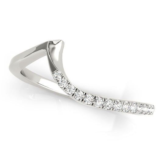 Sleek and Subtle Multi Stone Women’s Wedding Band