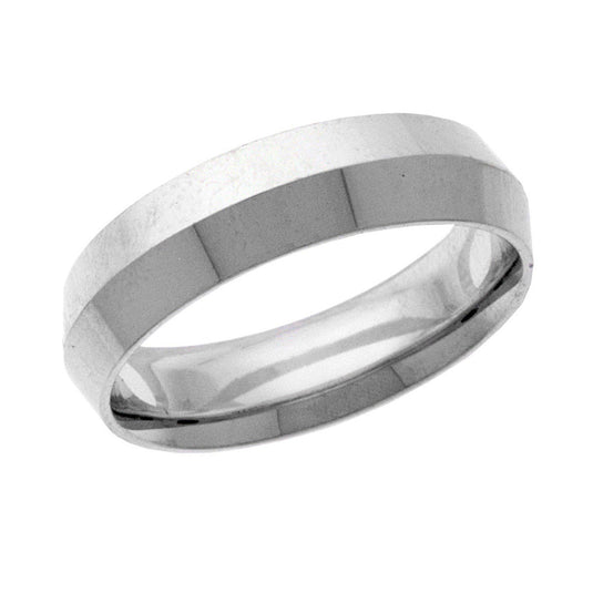 Knife Edge Comfort Fit Men’s Wedding Band