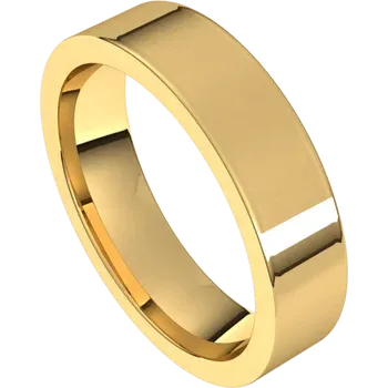 Women’s Comfort Fit Classic Wedding Band Yellow Gold