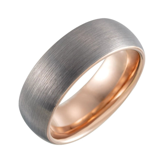 Tungsten Half Round Men’s Wedding Band