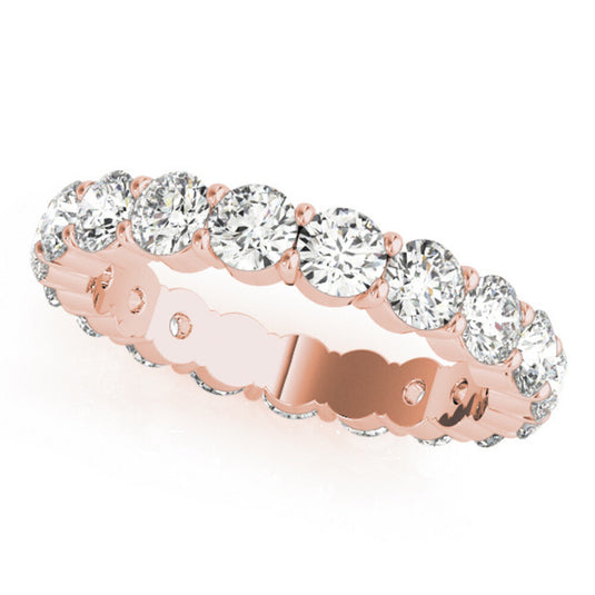 Women's Round Cut Diamond Eternity Band