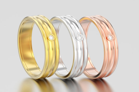 Wedding Band Metals Guide: Gold, Platinum & Tungsten
