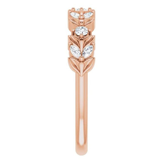 Marquise Diamond Women's Anniversary Band