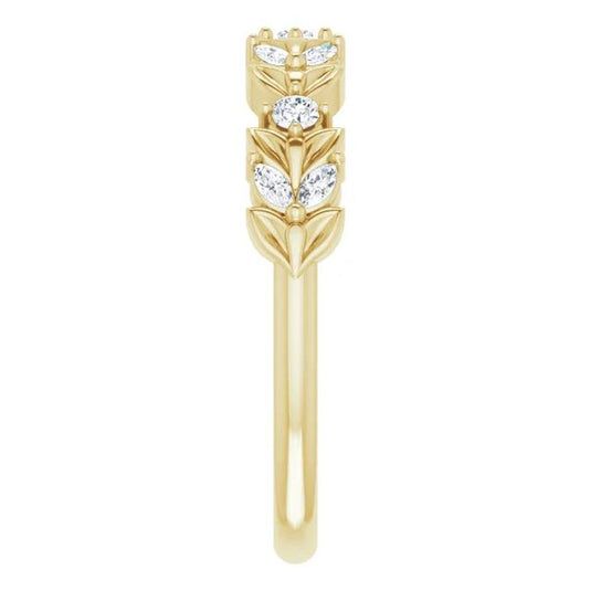 Marquise Diamond Women's Anniversary Band
