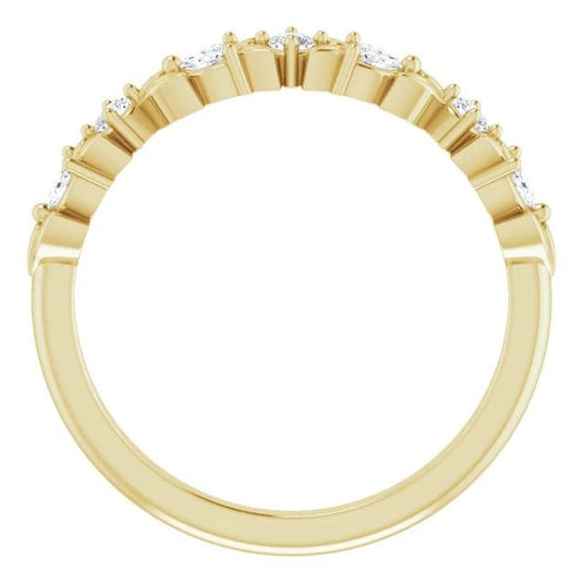 Marquise Diamond Women's Anniversary Band