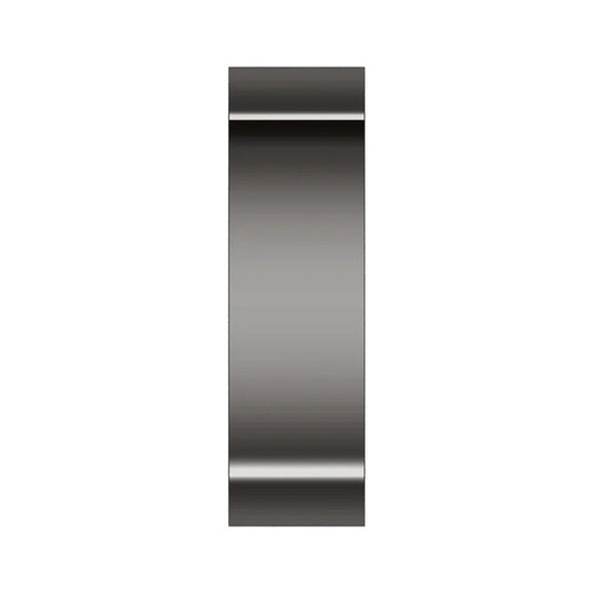 Zirconium Men's Wedding Band Side View