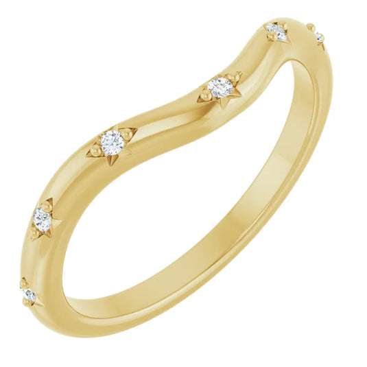Perfect Curved Wedding Band