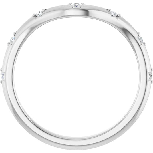 Perfect Curved Wedding Band