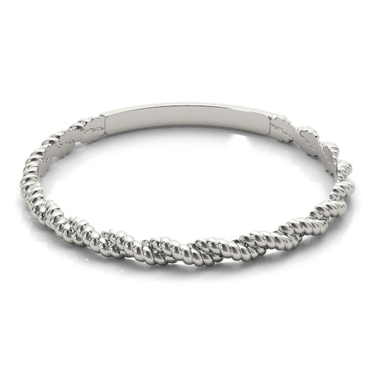 Women’s Trendy Twisted Stackable Wedding Band