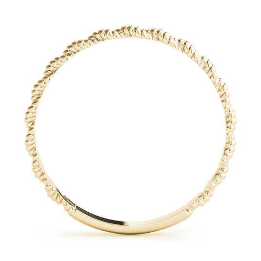 Women’s Trendy Twisted Stackable Wedding Band